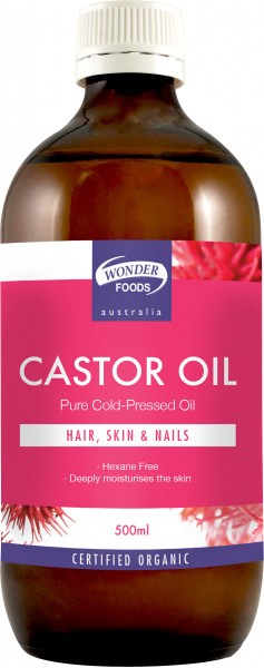 Wonderfoods Castor Oil 500ml (Org)
