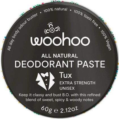 Woohoo Deodorant Paste Tin Tux Extra Strength 60g