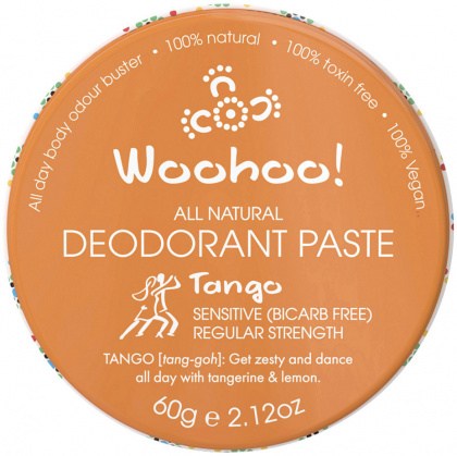WOOHOO Deodorant Paste Tango (Sensitive Bicarb Free) Tin 60g