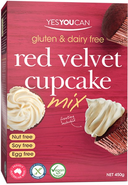 YesYouCan Red Velvet Cupcake Mix  450g