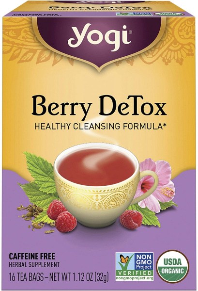 Yogi Tea Herbal Tea Bags Berry DeTox 16pk