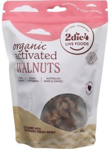 2die4 Live Foods Organic Activated Walnuts with Fresh Whey 275g