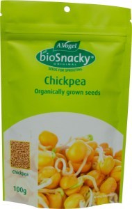 A. Vogel BioSnacky Organically Grown Chickpea Sprouting Seeds 100g REPLACE 78285