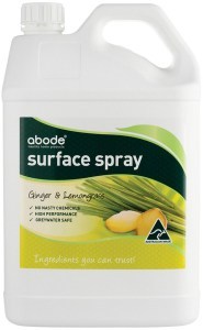 ABODE Surface Spray Ginger & Lemongrass 4L