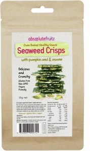 Absolutefruitz Seaweed Crisps Pumpkin Seed & Sesame 35g