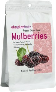 Absolutefruitz Freeze Dried Mulberries Black15g