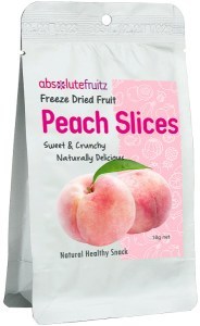 Absolutefruitz Freeze Dried Peaches 35g
