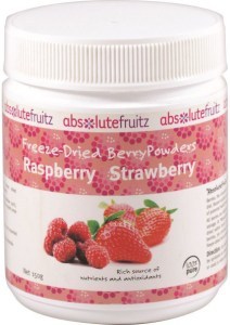 ABSOLUTEFRUITZ Freeze-Dried Raspberry Strawberry Powder 150g