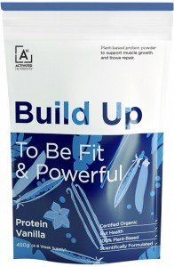 ACTIVATED NUTRIENTS Organic Build Up Vanilla Protein (To Be Fit & Powerful) 450g