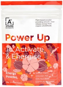 ACTIVATED NUTRIENTS Organic Power Up Energy Powder (To Activate & Energise) 56g