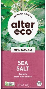 Alter Eco Chocolate Organic Dark Sea Salt 12x80g