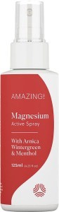 Amazing Oils Magnesium Active Spray Arnica, Wintergreen, Menthol 125ml