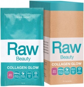 AMAZONIA RAW Beauty Collagen Glow Wild Berry Sachets 9g x 20 Pack