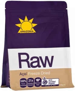 AMAZONIA RAW Organic Acai Freeze Dried Powder 145g