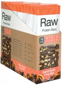 AMAZONIA RAW Protein Bar Peanut Butter Choc Melt 40g x 10 Display