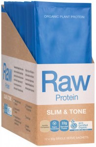 AMAZONIA RAW Protein Slim & Tone Vanilla & Cinnamon Sachet 30g x 12 Pack