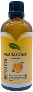AMRITA COURT 100% Natural and Pure Vegetable Oil Apricot Oil Premium Grade 100ml