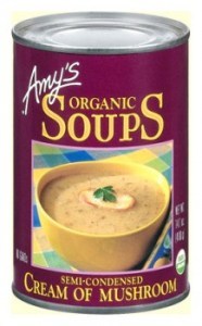 Amys Organic Can Cream Mushroom Soup 400gm