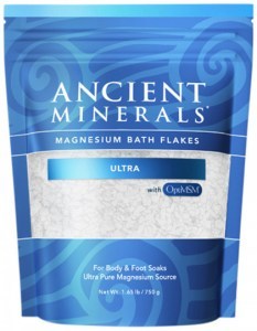 ANCIENT MINERALS Magnesium Bath Flakes Ultra (with MSM) 750g