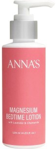Anna's Magnesium Bedtime Lotion with Lavender & Chamomile 125ml