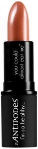 ANTIPODES Moisture-Boost Natural Lipstick Queenstown Hot Chocolate 4g