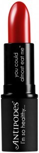 ANTIPODES Moisture-Boost Natural Lipstick Ruby Bay Rouge 4g