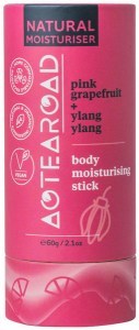 AOTEAROAD Natural Body Moisturising Stick Pink Grapefruit + Ylang Ylang 60g