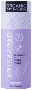 AOTEAROAD Organic Dry Shampoo Light Hair Lavender + Ylang Ylang 50g