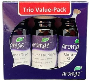 Aromae Christmas Trio Pack (Xmas Tree, Xmas Pudding, Xmas Cheer) 3x12ml