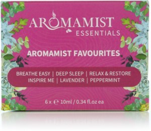 Aromamist Essentials Aromamist Favourites (Breathe,Sleep,Restore,Inspire,Lavdr,PMint)