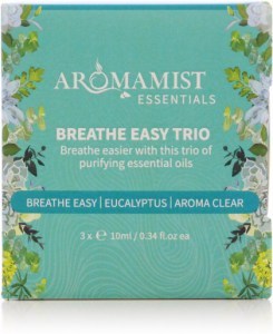 Aromamist Essentials Breathe Easy Trio (Breathe Easy, Eucalyptus, Aroma Clear)