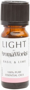 AROMAWORKS LIGHT 100% Pure Essential Oil Blend Basil & Lime 10ml