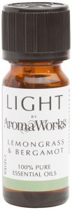 AROMAWORKS LIGHT 100% Pure Essential Oil Blend Lemongrass & Bergamot 10ml