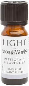 AROMAWORKS LIGHT 100% Pure Essential Oil Blend Petitgrain & Lavender 10ml