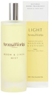 AROMAWORKS LIGHT Room & Linen Mist Mandarin & Vetivert 100ml