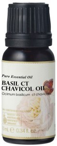 AUSGANICA Organic Essential Oil Basil Ct Chavicol 10ml