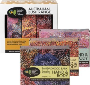 Australian Natural Soap CO Curated Gift Australian Bush Range 3pk