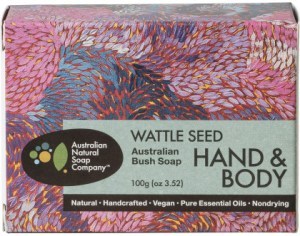 Australian Natural Soap CO Hand & Body Australian Bush Soap Wattle Seed 100g
