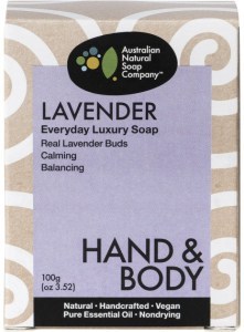 Australian Natural Soap CO Hand & Body Everyday Luxury Lavender 100g
