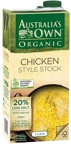 Australia's Own Organic Liquid Chicken Style Stock 1L