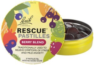 BACH FLOWER REMEDIES Rescue Pastilles Berry Blend 50g
