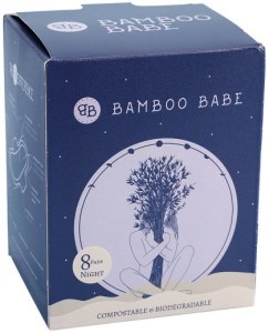 BAMBOO BABE Night Pads x 8 Pack