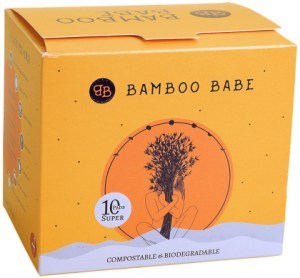BAMBOO BABE Super Pads x 10 Pack