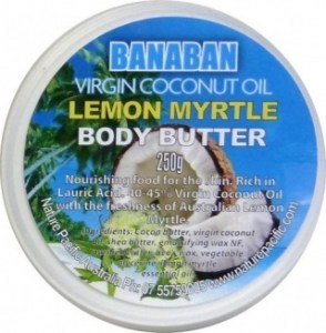Banaban Extra Virgin Lemon Myrtle Body Butter 250g