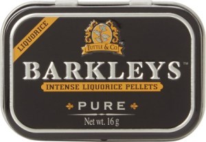 Barkleys Mini Pure Liquorice Pellets Tin 16g