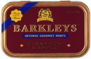 Barkleys Mints Cinnamon & Apple Tin 50g