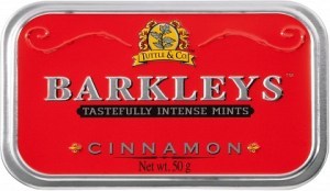 Barkleys Mints Cinnamon Tin 50g