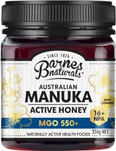 Barnes Naturals Australian Active Manuka Honey MGO 550+ 250g