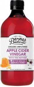 Barnes Naturals Organic Apple Cider Vinegar with Manuka Honey 500ml