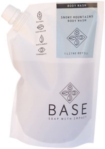 BASE (SOAP WITH IMPACT) Body Wash Snowy Mountain Refill 1L